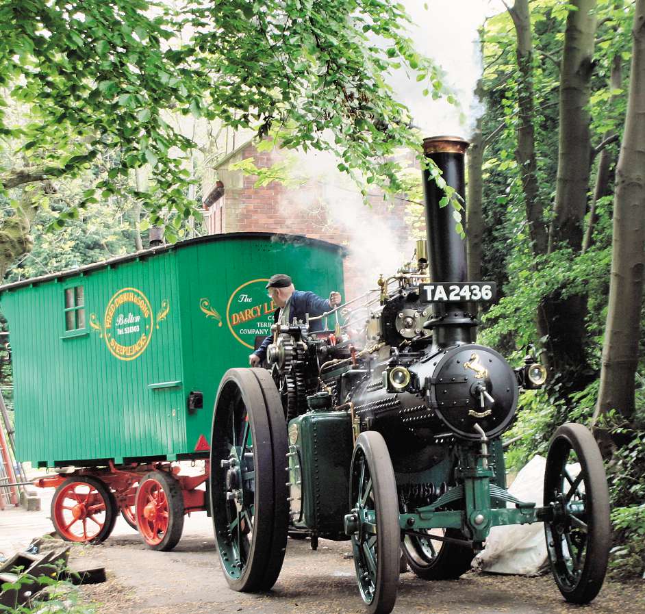 Fred Dibnah and his iconic role ar the Red Rose Steam Society